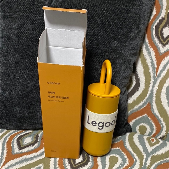 Odense Yellow Tumbler with Handle - Picture 2 of 6